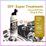 Car Aircond AC Stop Leak Gas R134a With Oil Treatment Deep Freeze Super Treatment DIY Baiki Bocor