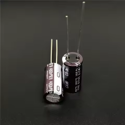 10pcs/100pcs 6.8uF 450V Japan NICHICON CA Series 10x20mm High ripple current Long Life 450V6.8uF Alu