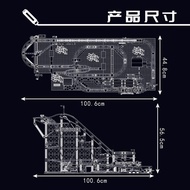 KingLand Roller Coaster Assembly Set No.11014 – 3662 Pieces
