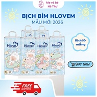 New model HloveM diaper bag of 50 pieces, all sizes M/L/XL/XXL/XXXL/4XL/5XL/6XL/7XL