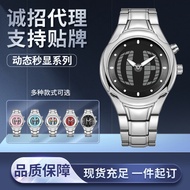 Y2K Digital Dual Display Jam Tangan Lelaki Retro Milenium Jam Tangan Niche Ins Trend Sukan Asli Jam 