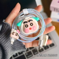 Cartoon Pattern Cable & Charger Head Protective Cover Package for iPhone 40w Charger