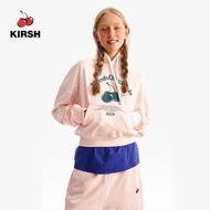 [KIRSH] CHERRY ARCH LOGO CROP HOODIE | 23SS | Women HOODIE | ZIP UP | Hoodie women |Korean Style | H