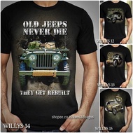 2025 JEEP fashion KAOS WILLYS Jeep OFFROAD Jeep Classic T-shirt PREMIUM JEEP Automotive Distro