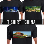 China Beijing Wall  Cotton T-Shirt Souvenir Gift