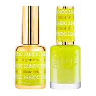 DND GEL DUO - 1 of Each Yellow Gel Polish and Yellow Nail Polish - 0.5 Oz