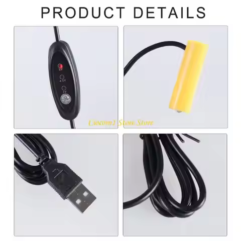 USB AA Battery Eliminators 5V to 3V 4.5V 6V Converter Cable Replace AA LR6 Battery for Lamp Tools an