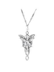 1ชิ้น กำไลคอเข็มขัดแฟชั่น จี้ of Arwen Evenstar จากภาพยนตร์ จี้คริสตัล Twilight Star เหรียญจี้ ของขว