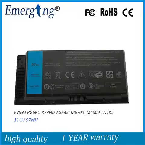Original FV993 Laptop Battery for Dell Precision M4600 M4700 M6600 M6700 FJJ4W N71FM 3DJH7 97KRM 9GP