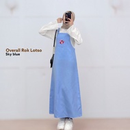 Lotso Overalls denim Skirt JP Lotso Shirt Premium Drill Material/Contemporary Teenage Clothes