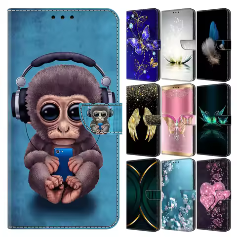 Flip Leather Case For Xiaomi Redmi Note 8 8T 9 9S 10 11 12 Pro 4G/5G Wallet Case Note 11 12 Pro+ Plu