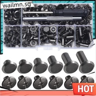 Chicago Screw Leather Rivets Assorted Screw Rivets M5 Chicago Binding Screws for Decorating PU Craft