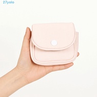 YOLO Mini Portable Coin Purse, Canvas Card Organizer Student Simplicity Wallet, Small Lipstick Bag S
