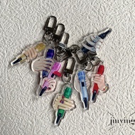 BTS1 Microphone Acrylic Keychain - JIMIN JK V Pendant for Phone Decor