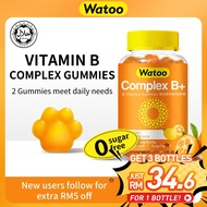 Halal Vitamin B Complex Gummies 60's，Folic Acid,Orange Flavor,pregnant,Vitamin B12,B Complex Vitamin