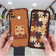 Vsmart Star 5 / Joy 4 / Live 4 / Live case printed with 3D bear, cute and durable puzzle