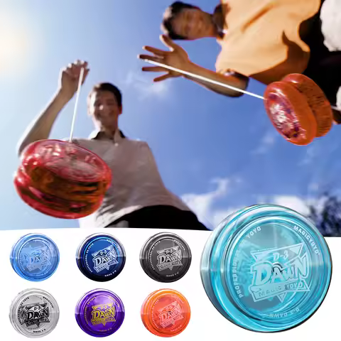 Magic Yoyo Crystal Yoyo for Kids Unresponsive Yoyo for Adults Toys 8-Ball KK Bearing for Children Ro