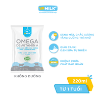 [HỎA TỐC TẠI TPHCM] Sữa Dinh Dưỡng Tiệt Trùng VPMilk Omega Không Đường (thùng 48 bịch 220ml)