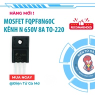 [1 CON] N-Channel Mosfet N Channel FQPF8N65C 8N65 650V, 8A TO-220 New Imported