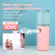 Aijia 30ML Mini Nano Facial Sprayer USB Nebulizer Face Steamer Humidifier Hydrating Anti-aging Wrinkle Women Beauty Skin Care Tools
