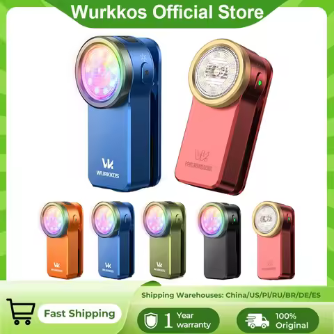 Wurkkos HD03 680LM Mini Clip Light USB Rechargeable Pocket Flashlight Spotlight/Floodlight Portable 