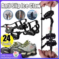 24 Teeth Ice Gripper Anti-slip Shoes Crampons Outdoor Climbing Snow Over Shoes Covers Ice Gripper Sp