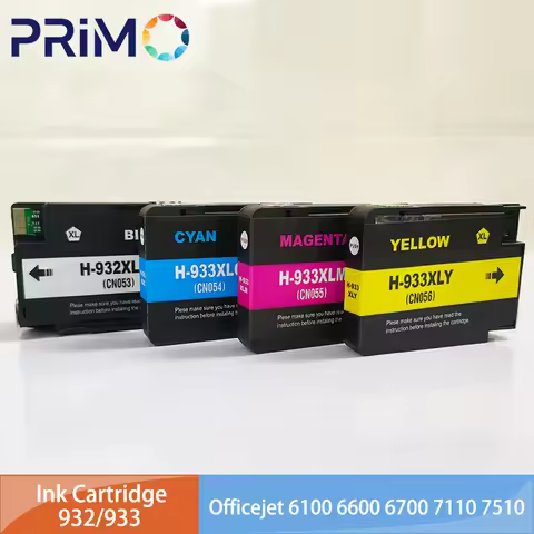 932XL 933XL 932 933 XL Ink Cartridge ReplacementFor HP932XL HP933XL For HP Officejet 6100 6600 6700 