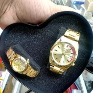 Jam couple set Waterproof seiko5 couple set