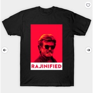 Baju RAJINI Movie COOLIE Graphic T-SHIRT SUPER STAR Rajinikanth  Short Sleeve Cotton Tops