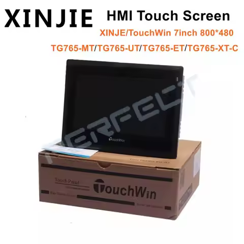 XINJE TouchWin HMI Touch Screen 7 Inch Resolution 800*480 TG765-MT TG765-UT TG765-ET TG765-XT-C CNC