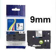 9mm Brother Compatible Label With PT-H110 PT-750W PT-D210 PT-P300BT PT-D450