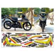 EXCITER 155 LEMON YELLOW GRAY STAMP - EXCITER 155 SIGN STAMP