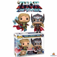 Funko POP! Thor Love and Thunder - Thor &amp; Mighty Thor 2-Pack EXCLUSIVE