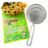 MINI STRAINER STAINLESS STEEL STRAINER - STAINLESS STEEL STRAINER SET - KITCHEN UTENSILS