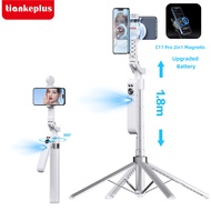TiankePlus C17 Pro AI Smart Dual-Sided 360° Selfie Stick with Tripod | Bluetooth Remote Auto-Trackin