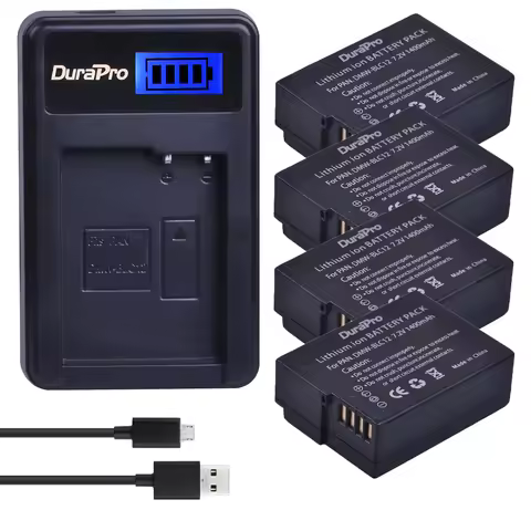 DMW-BLC12 E PP BP51 DC12 Battery charger for Panasonic Lumix DMC G85 G95 FZ300 FZ1000 G5 G6 G7 GH2 G