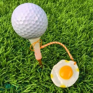 1pc Funny Realistic Food Resin Pendant Golf Ball Marker With Tether, 83mm Golf Ball Tee