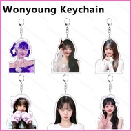 HK2 IVE Jang Wonyoung Acrylic Keychain Backpack Pendant Bags Accessories KPOP Periphery HK2