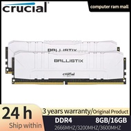 Crucial Ballistix DDR4 RAM 8GB 16GB Desktop Memory 2666mhz 3200mhz 3600mhz PC-21300 25600 28800 For 