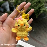 GANTUNGAN Crochet Duck Amigurumi/Duck Keychain Crochet/Duck Bag Charm/Knitted Duck KeychainCute Cute