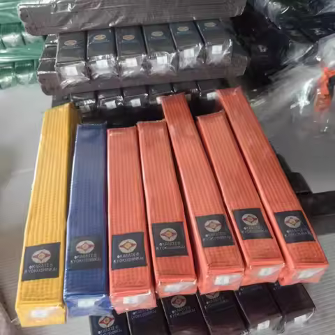 220cm to 280cm Karate Belts Kids Adults Colorful 7.2ft 9.1ft Long Soft Belt for Martial Arts Taekwon