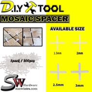 SW HARDWARE PVC MOSAIC SPACER/JUBIN SPACER/TILE SPACER