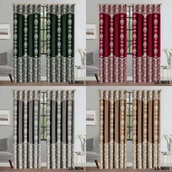 SW_ LANGSIR <W01-4> Hook & Rod Type 2 Features in 1 Curtain Semi Blackout for Home Living Room