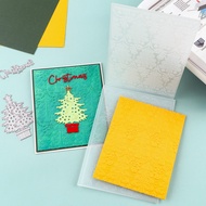 3D Embossing Folder Christmas Tree Pattern Scrapbooking Supplies Craft Materials DIY Art Deco Background Photo Album