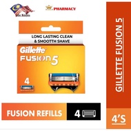 GILLETTE FUSION 5 4'S
