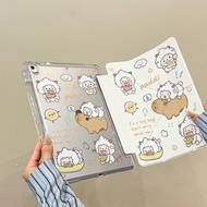 Suitable for iPad 10th Generation Tablet PC Protective Case 9th Generation Cute Little Sheep 8th Gen