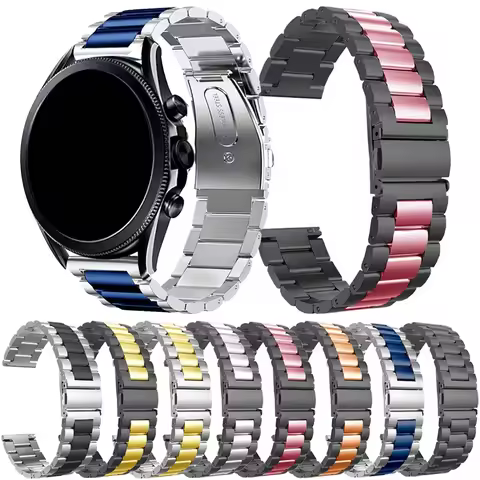 Strap For Fossil Gen 6 44mm Watch Band For Fossil Gen 5 5E 44mm/LTE 45mm/Carlyle HR/ Metal Stainless