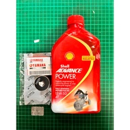 FREE OIL FILTER SHELL ADVANCE 4T LONGRIDE 10W40 SHELL ADVANCE POWER 15W50 ENGINE OIL FULLY SYNTHETIC