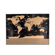 Scratch Off Map Of The World Travel Map Poster Easy Scratching d F With Country Flags Poster W 0416 