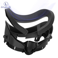หน้ากากปิดหน้าแบบ6 In 1ปรับความสูงได้เลนส์แผ่นครอบจมูกกันรั่วผ้าสำหรับ Meta/oculus Quest 3